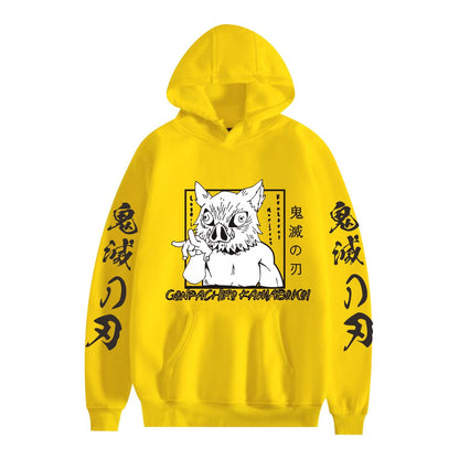 New Japanese anime Ghost Slaying Blade hoodie as a base for casual wear for men and women as a couple