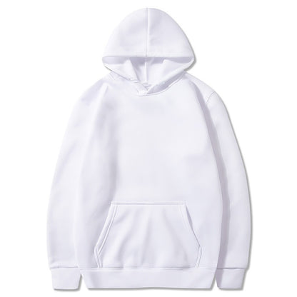 New style sweatshirt with plush hoodie, sports and leisure jacket, autumn and winter men's top, can be printed with logo
