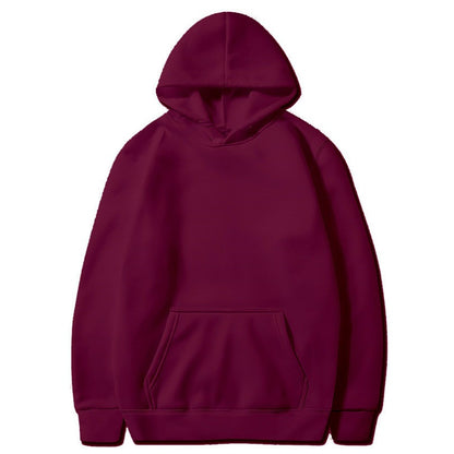 New style sweatshirt with plush hoodie, sports and leisure jacket, autumn and winter men's top, can be printed with logo