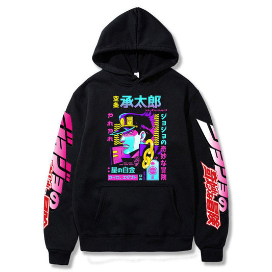 JOJO's Wonderful Adventure of Chengtaro Plush Hoodie Top Hoodie Anime Hoodie