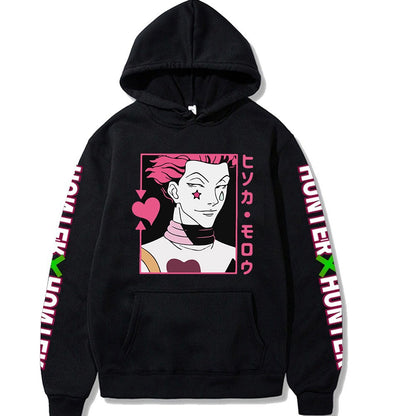 Full time Hunter Cartoon Japanese Anime Hunter x Hunter Hooded European Men's Hoodie