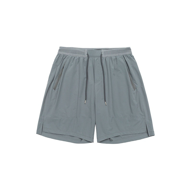Sunscreen and splash proof large pocket loose sports drawstring shorts