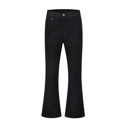 Wide Leg Jeans Men Loose Casual Ins Street American Hip Hop Simple Solid Color Flare Wide Leg Long Pants
