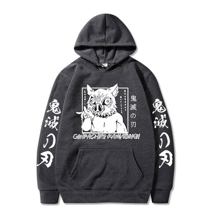 New Japanese anime Ghost Slaying Blade hoodie as a base for casual wear for men and women as a couple