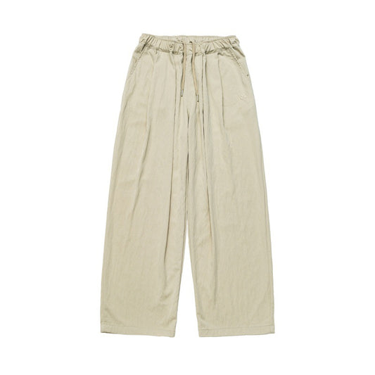 Solid color embroidery quick drying loose straight leg wide leg pants for men