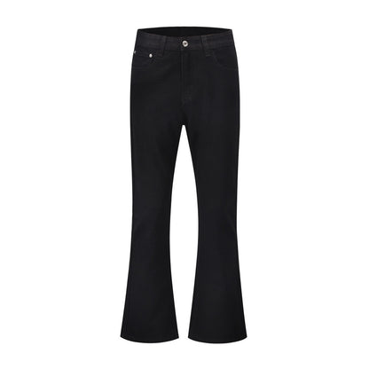 Wide Leg Jeans Men Loose Casual Ins Street American Hip Hop Simple Solid Color Flare Wide Leg Long Pants