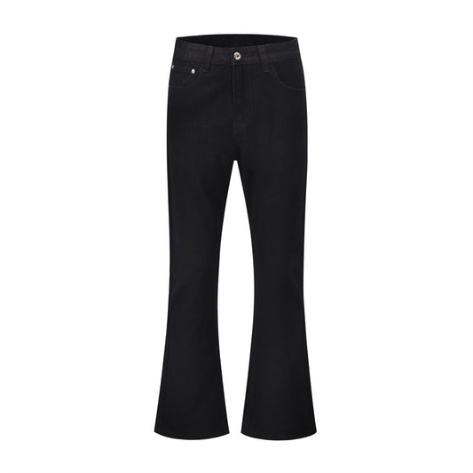 Wide Leg Jeans Men Loose Casual Ins Street American Hip Hop Simple Solid Color Flare Wide Leg Long Pants