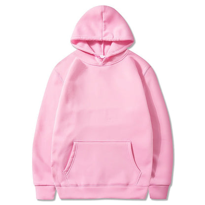 New style sweatshirt with plush hoodie, sports and leisure jacket, autumn and winter men's top, can be printed with logo