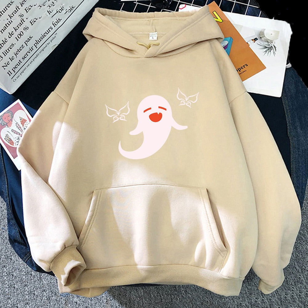 Women's cartoon pullover Hu Tao Anime Unisex Graphic printed hoodie