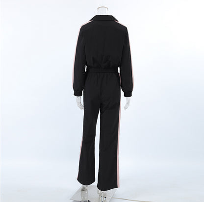 European and American style versatile hoodie casual sports suit