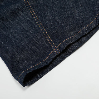 Oversized Wide-Leg Denim Pants Men's   High Street Deconstructed Patchwork Design Arc Scythe Loose Long Trousers