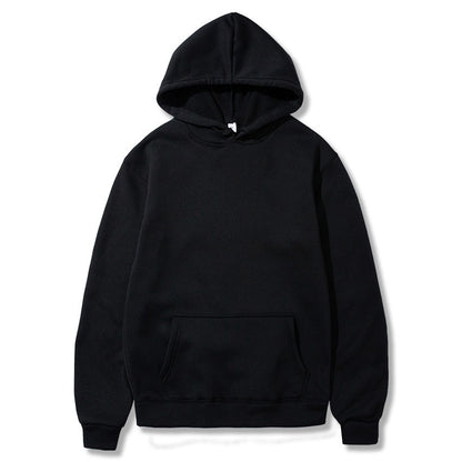 New style sweatshirt with plush hoodie, sports and leisure jacket, autumn and winter men's top, can be printed with logo